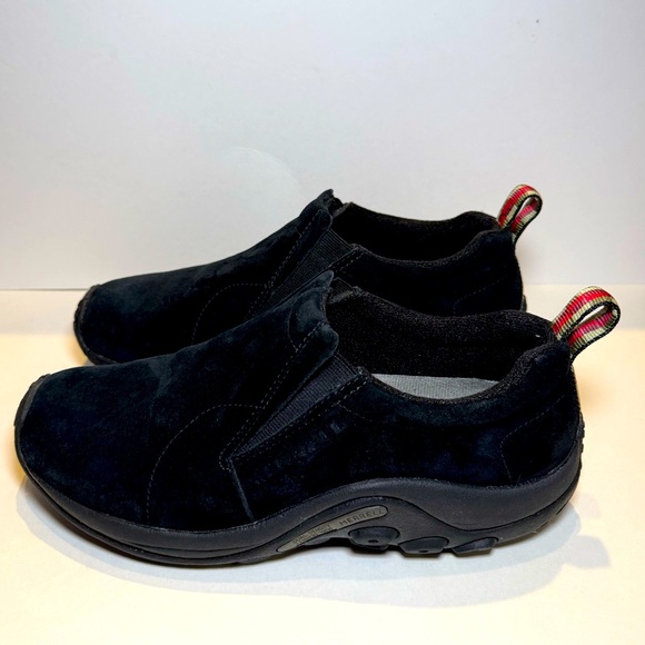 MERRELL JUNGLE MOC WATERPROOF WOMENS 8 Polartec Thinsulate Suede Slip On Shoes - Picture 1 of 9